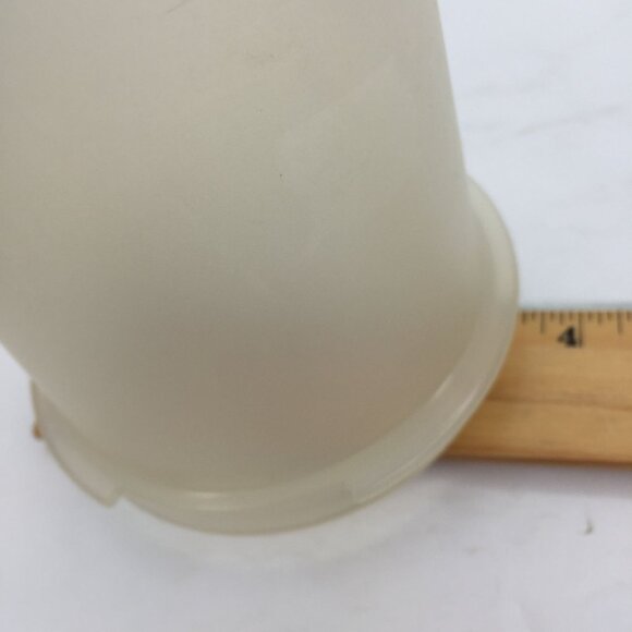 Vintage Tupperware Modular Mate 1606 Round Canister 15 Fl Oz 440mL Sheer Red Lid - Picture 10 of 12